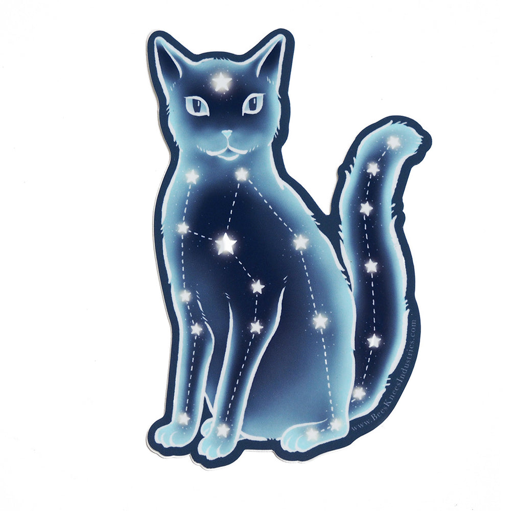 Constellation Cat - Vinyl Sticker
