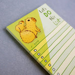 Capybara To Do List Notepad