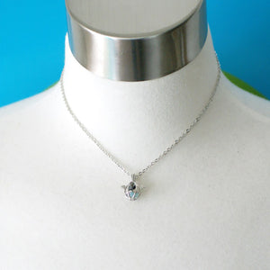 
            
                Load image into Gallery viewer, Silver Angel&amp;#39;s Egg Necklace
            
        