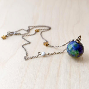 Earth & Moon Necklace