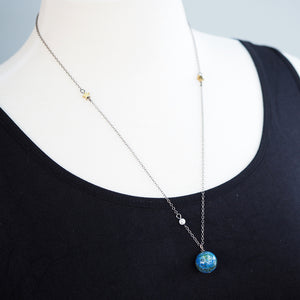 Earth & Moon Necklace