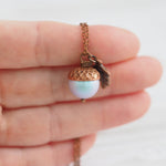 Magic Acorn Necklace - Copper Moon Shimmer