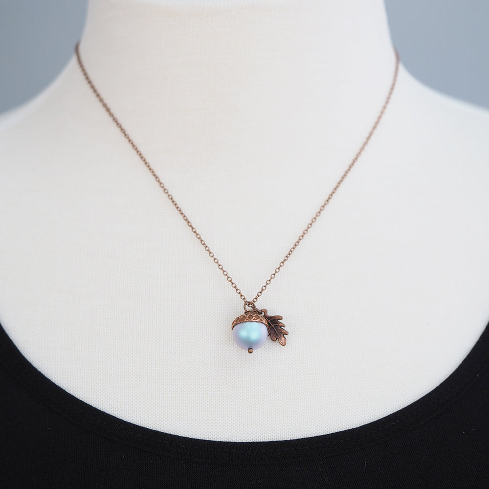 
            
                Load image into Gallery viewer, Magic Acorn Necklace - Copper Moon Shimmer
            
        