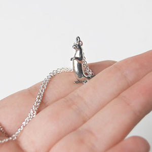 Tiny Little River Otter Necklace