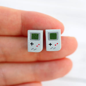 
            
                Load image into Gallery viewer, Retro Gameboy Stud Earrings
            
        