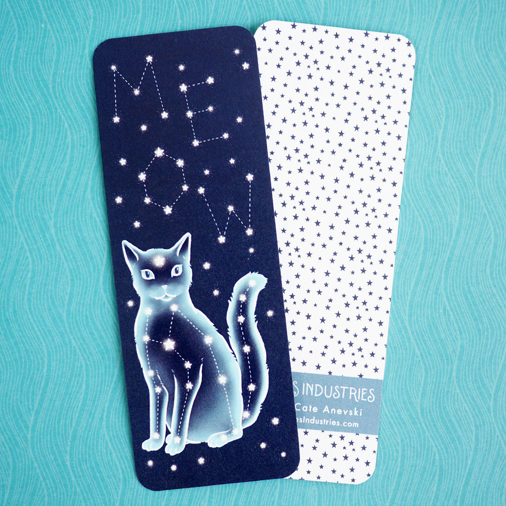 
            
                Load image into Gallery viewer, Bookmark - Constellation Cat
            
        