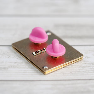 'Break in Case of Art Block' - Metal Enameled Pin