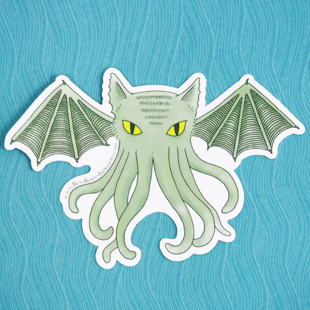 
            
                Load image into Gallery viewer, Cat-thulhu - Vinyl Sticker
            
        