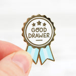 'Good Drawer' Award - Metal Enameled Pin