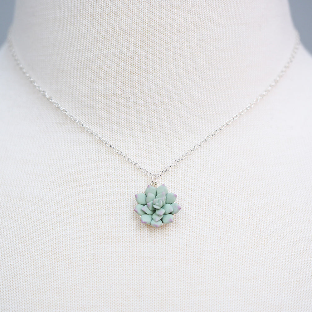 
            
                Load image into Gallery viewer, Succulent Pendant Necklace
            
        