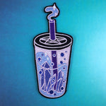 Witchy Crystal Bubble Tea - Iron-On Patch