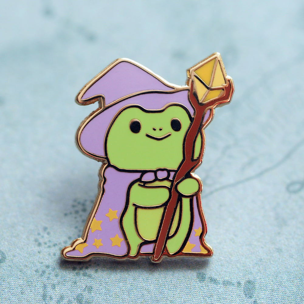 Sugarnova Wizard Frog - Metal Enameled Pin