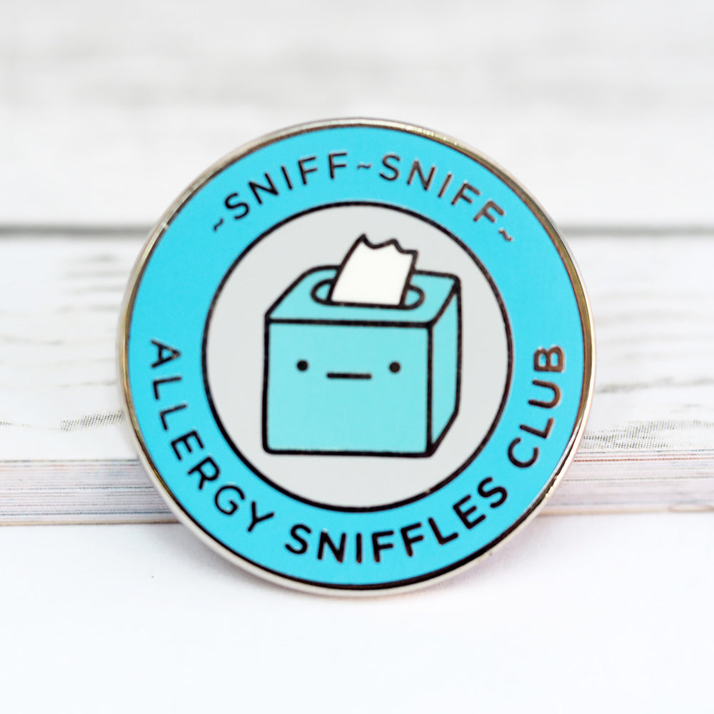 Allergy Sniffles Club - Metal Enameled Pin