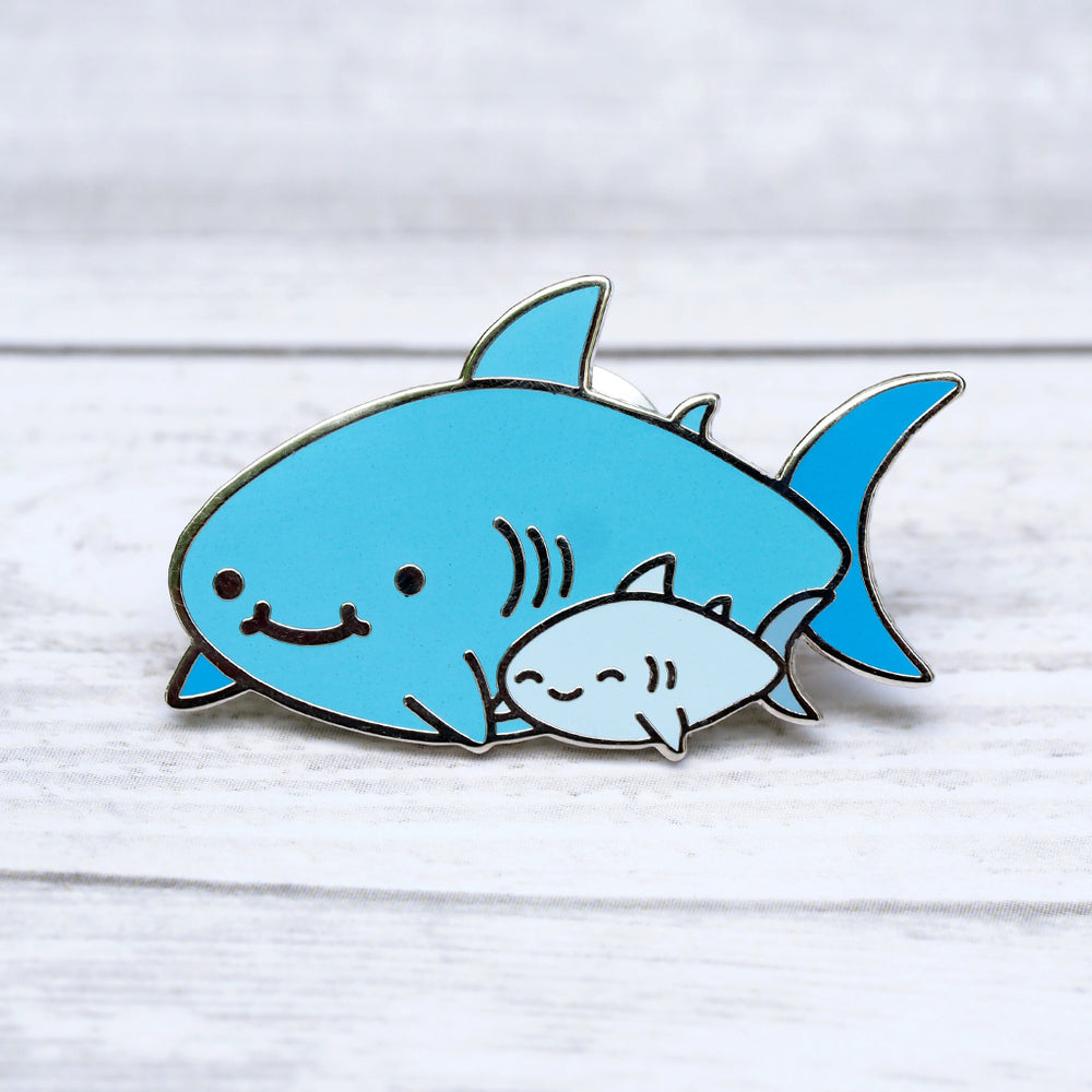 Shark Friends - Metal Enameled Pin