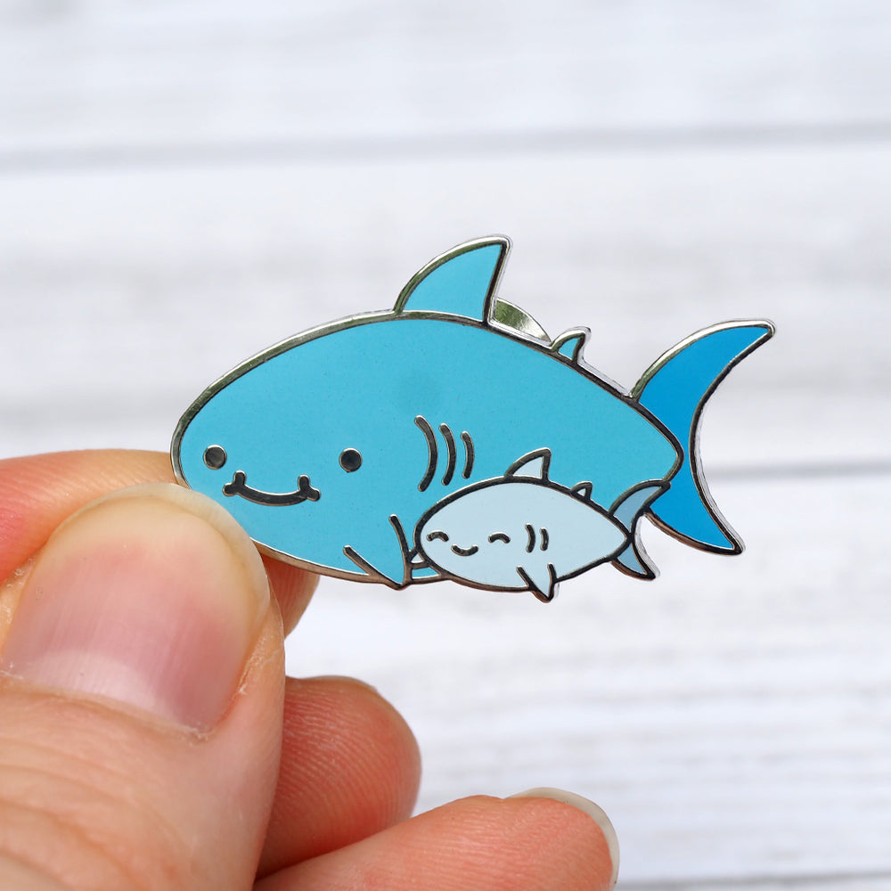 Shark Friends - Metal Enameled Pin