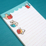 Animals Reading - Book Lovers Notepad