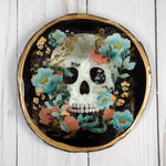 Fine Art Wooden Plaque - Sugar Skull #3