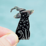 Starry Witchcat - Metal Enameled Pin