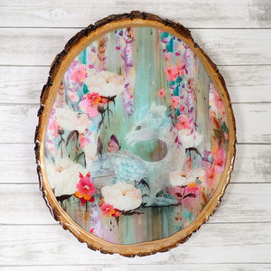 Fine Art Wooden Plaque - Rain Dragon