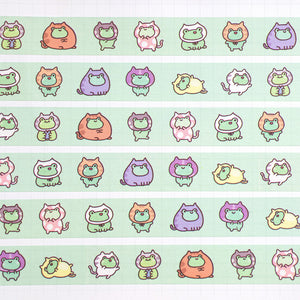 Washi Tape - Froggy Kitty