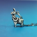 Llama Necklace - Sterling Silver