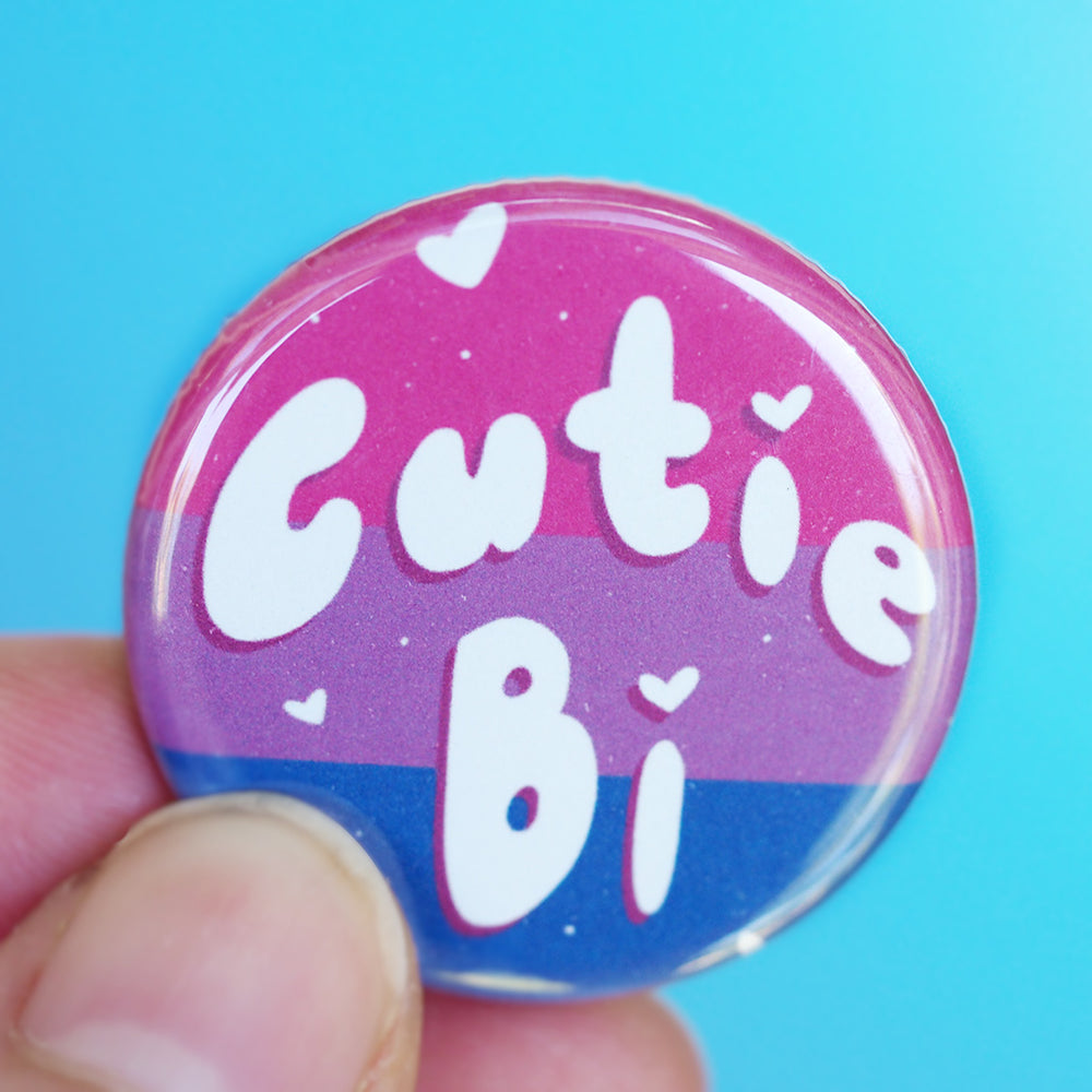 Cutie Bi - Bisexual Pin