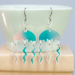 Iridescent Jellyfish Earrings