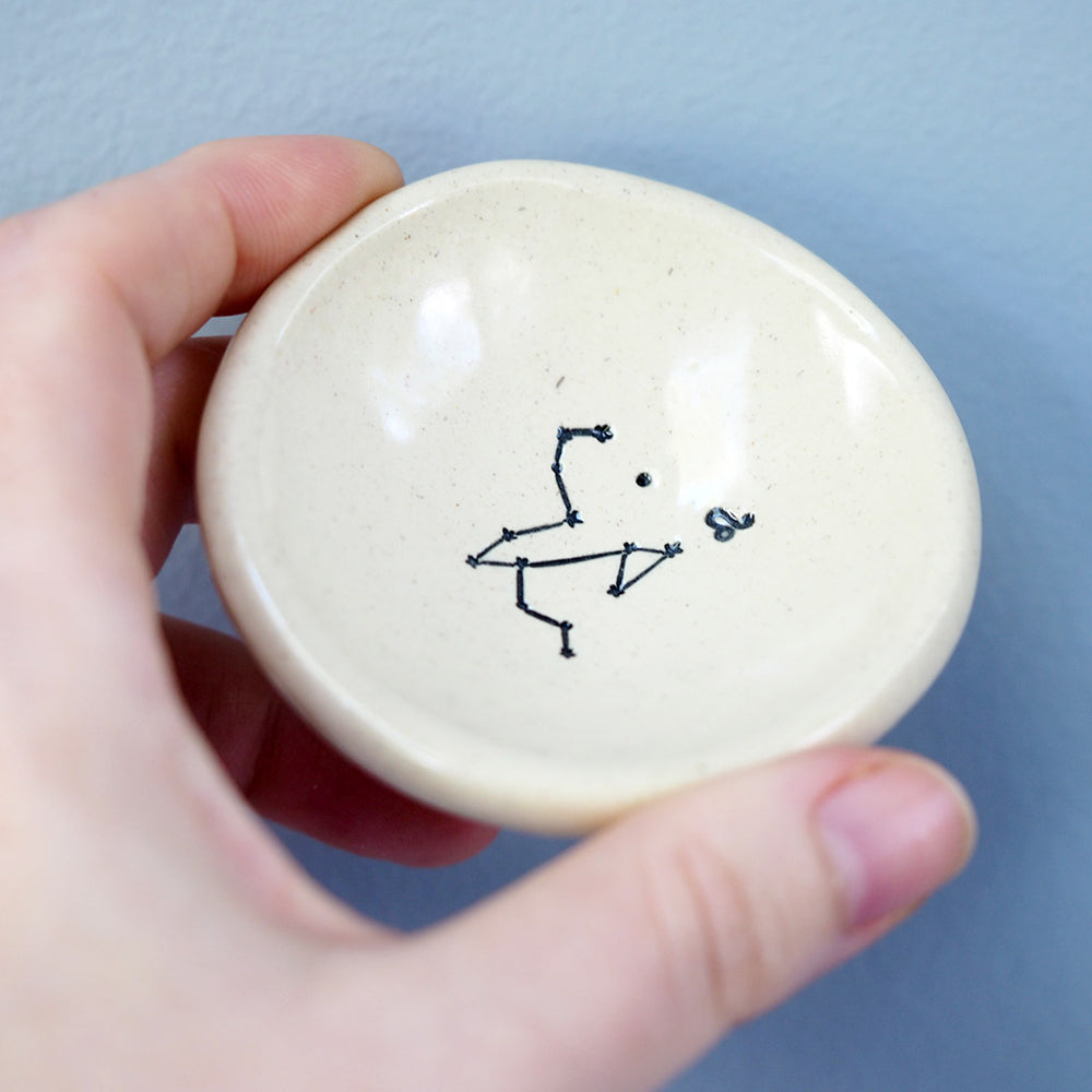 Small Zodiac Constellation Ring/Trinket Dish