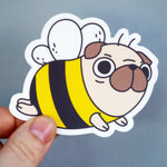 Pug Bee - Vinyl Sticker