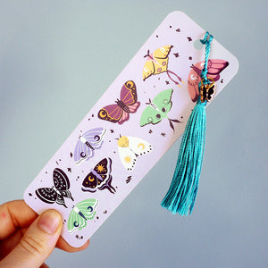 
            
                Load image into Gallery viewer, Bookmark - Whimsical Moths
            
        
