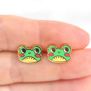 Derpy Froggo Stud Earrings