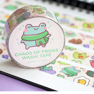 Washi Tape - Froggy Chaos