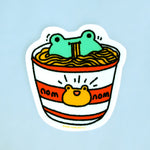 Instant Ramen Frog - Vinyl Sticker