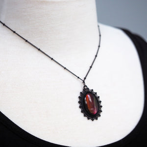 
            
                Load image into Gallery viewer, Black Cameo Necklace - Spellbound
            
        