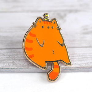 
            
                Load image into Gallery viewer, Party Cat - Metal Enameled Pin
            
        