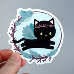 Forest Fairy Cat - Vinyl Sticker