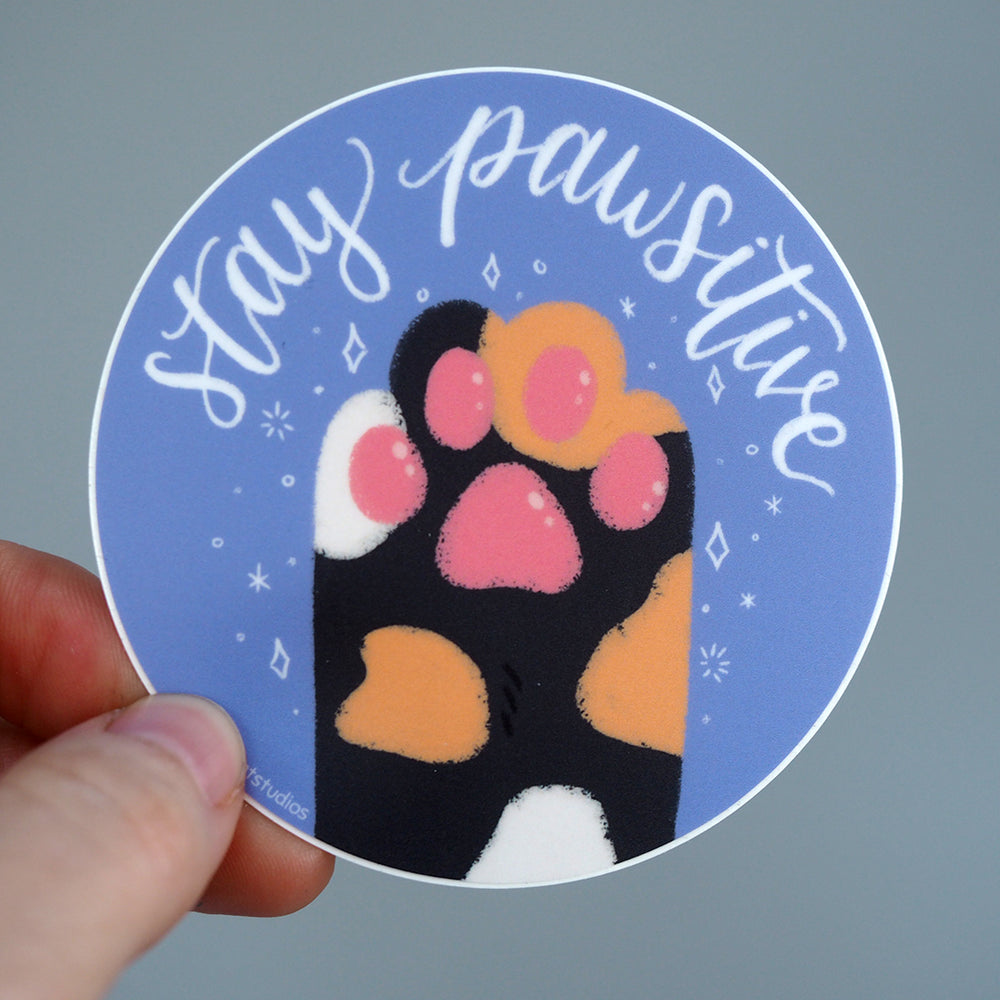 100ct Pawsitively Positive Stickers