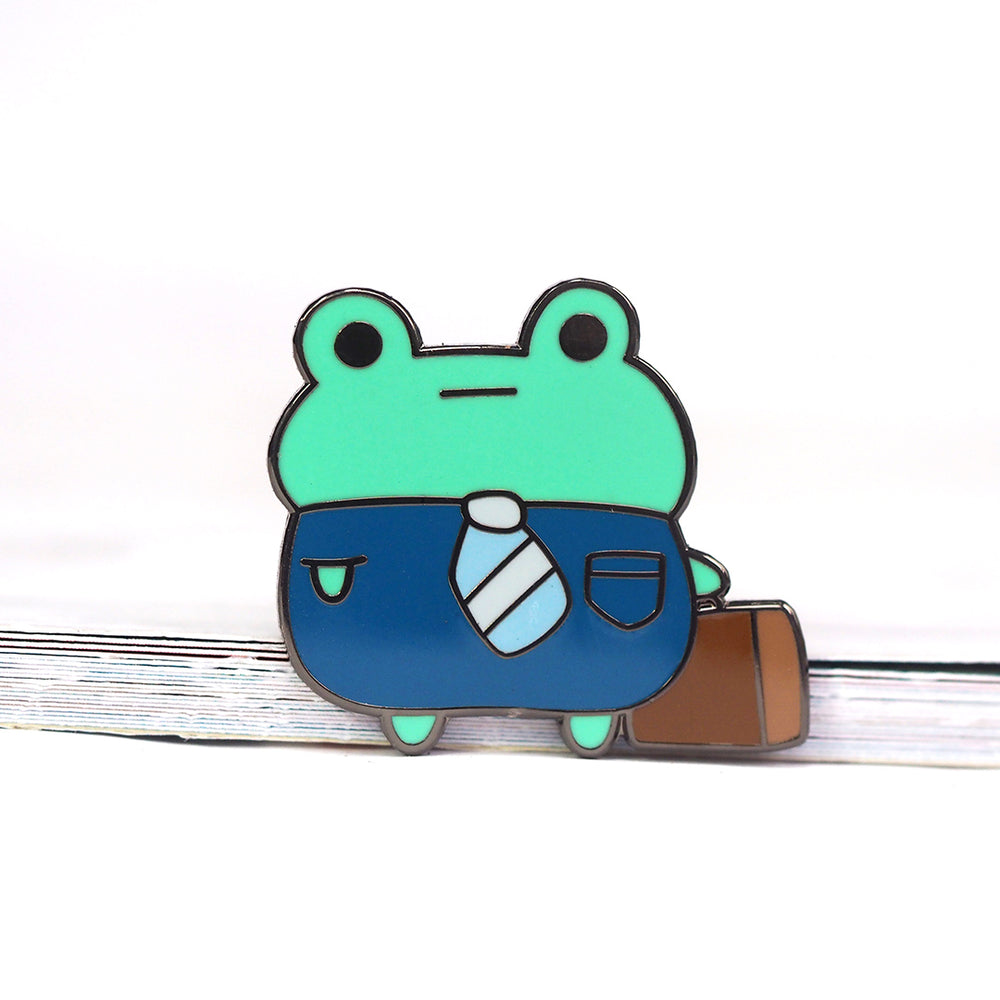 Happy Little Frog - Metal Enameled Pin – Shana Logic
