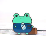 Bizness Frog - Metal Enamel Pin