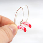 Sterling Silver Sushi Earrings - Ebi Shrimp