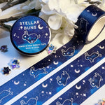 Wide Washi Tape - Steller Constellation Bunnies