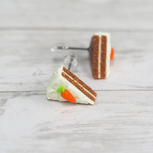 Carrot Cake Stud Earrings