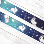 Wide Washi Tape - Celestial Circles Bunnies