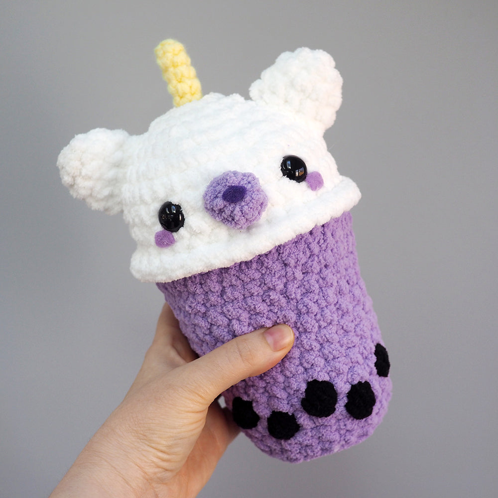 Boba Tea Bear - Taro Lavender