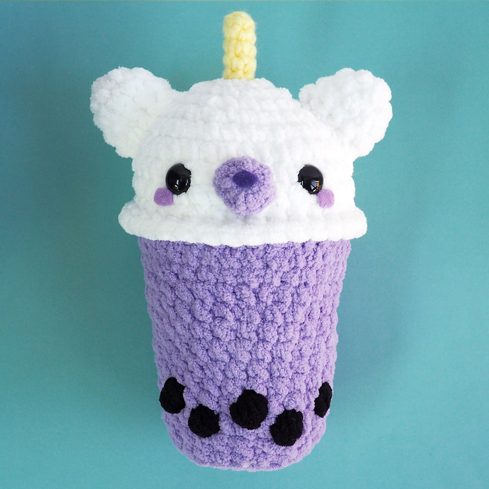 Boba Tea Bear - Taro Lavender