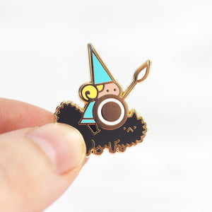 Gnome Adventures Metal Enameled Pin: Spear Maiden