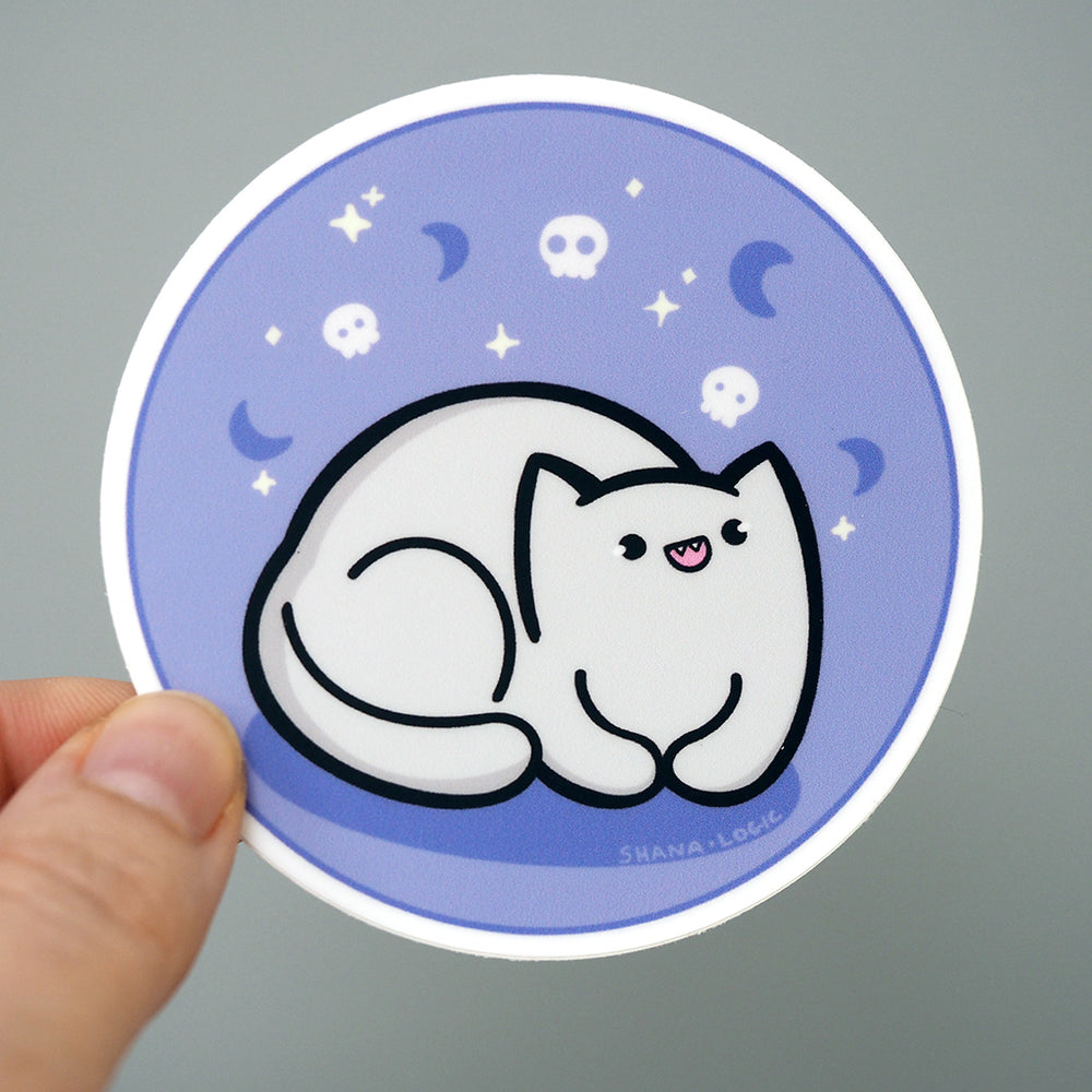 
            
                Load image into Gallery viewer, Spooky Cat - Vinyl Sticker
            
        