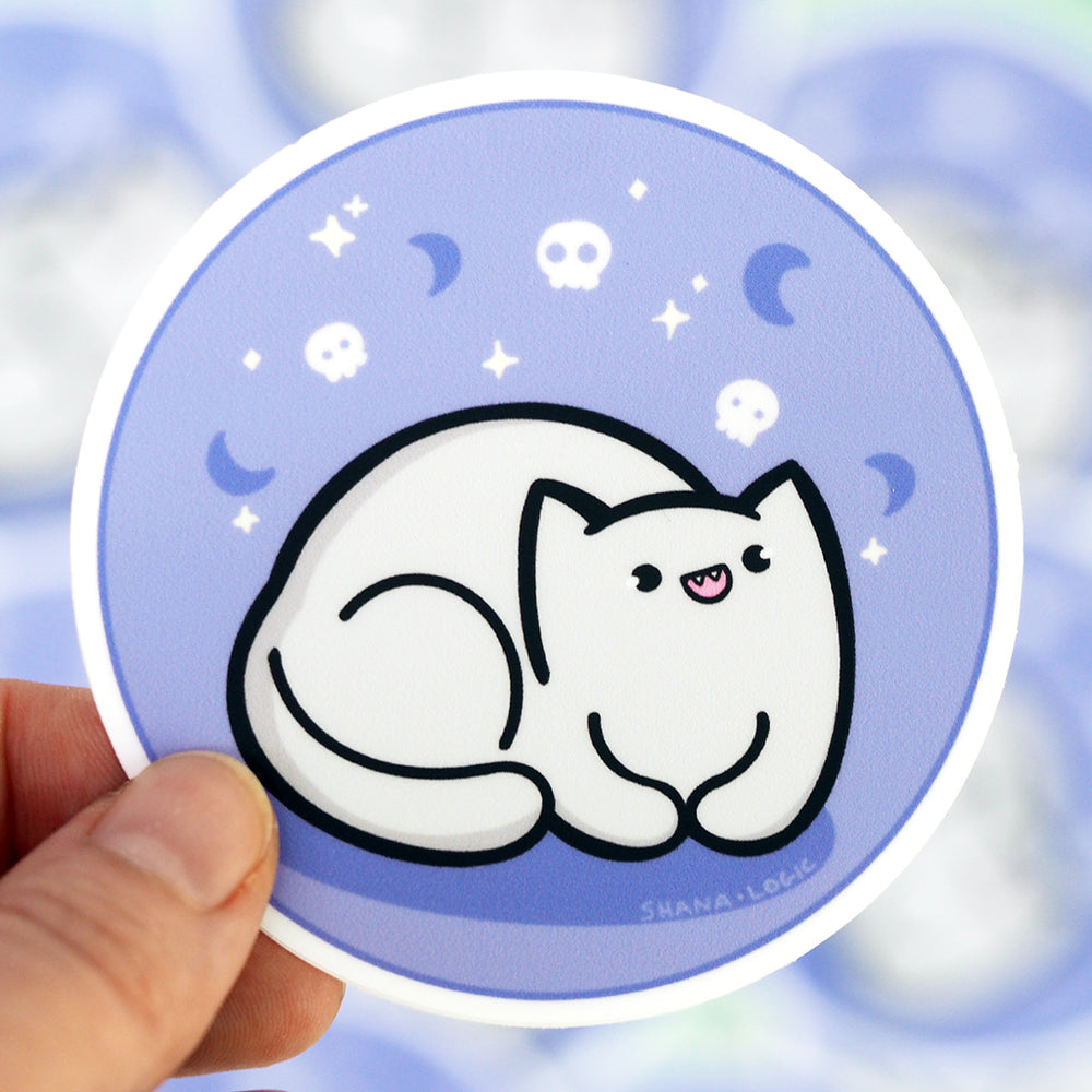 
            
                Load image into Gallery viewer, Spooky Cat - Vinyl Sticker
            
        