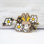 Metal Enameled Pin Set - Jackalope's Garden