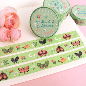 
            
                Load image into Gallery viewer, Washi Tape - Magical Moths &amp;amp; WIldflowers
            
        